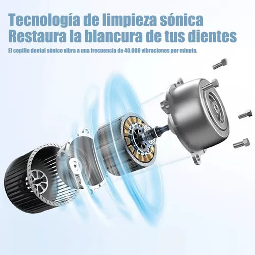 Cepillo de Dientes Eléctrico Recargable